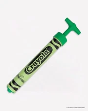 Spalding X Crayola 12" Single Action Green Pump