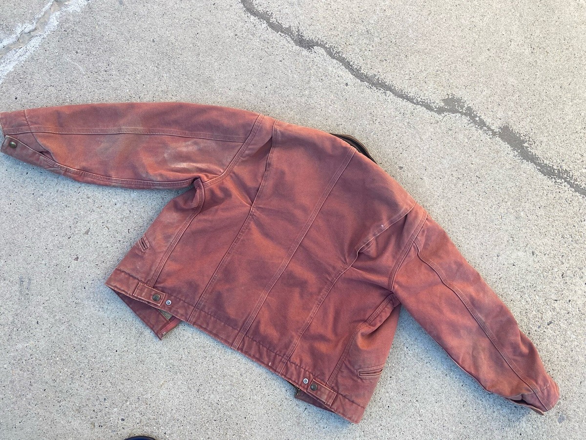 Carhartt Detroit Jacket Vintage Salmon Rose Pink WJ097 VRS Carhartt Detroit Jacket Vintage Salmon Rose Pink WJ097 VRS