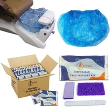 Disposable Pedicure Kit 3-in-1, Disposable Pedicure Liner for Salon or Home Use.