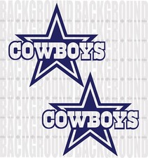 2 Dallas Cowboys Cornhole Decals LARGE 12x10.5" Bean Bag Toss Baggo Stickers