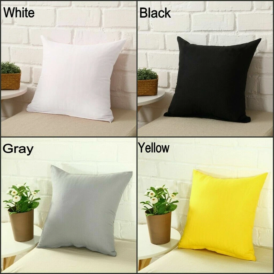 Funda de cojín reversible cuadrada de almohada decoración suave vintage decoración de sofá para el hogar Foto 2 de 3