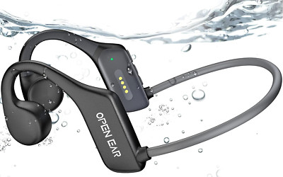 Schwimmkopfhörer Knochenleitung Bluetooth 5.3 kabellos IPX8 Wasser