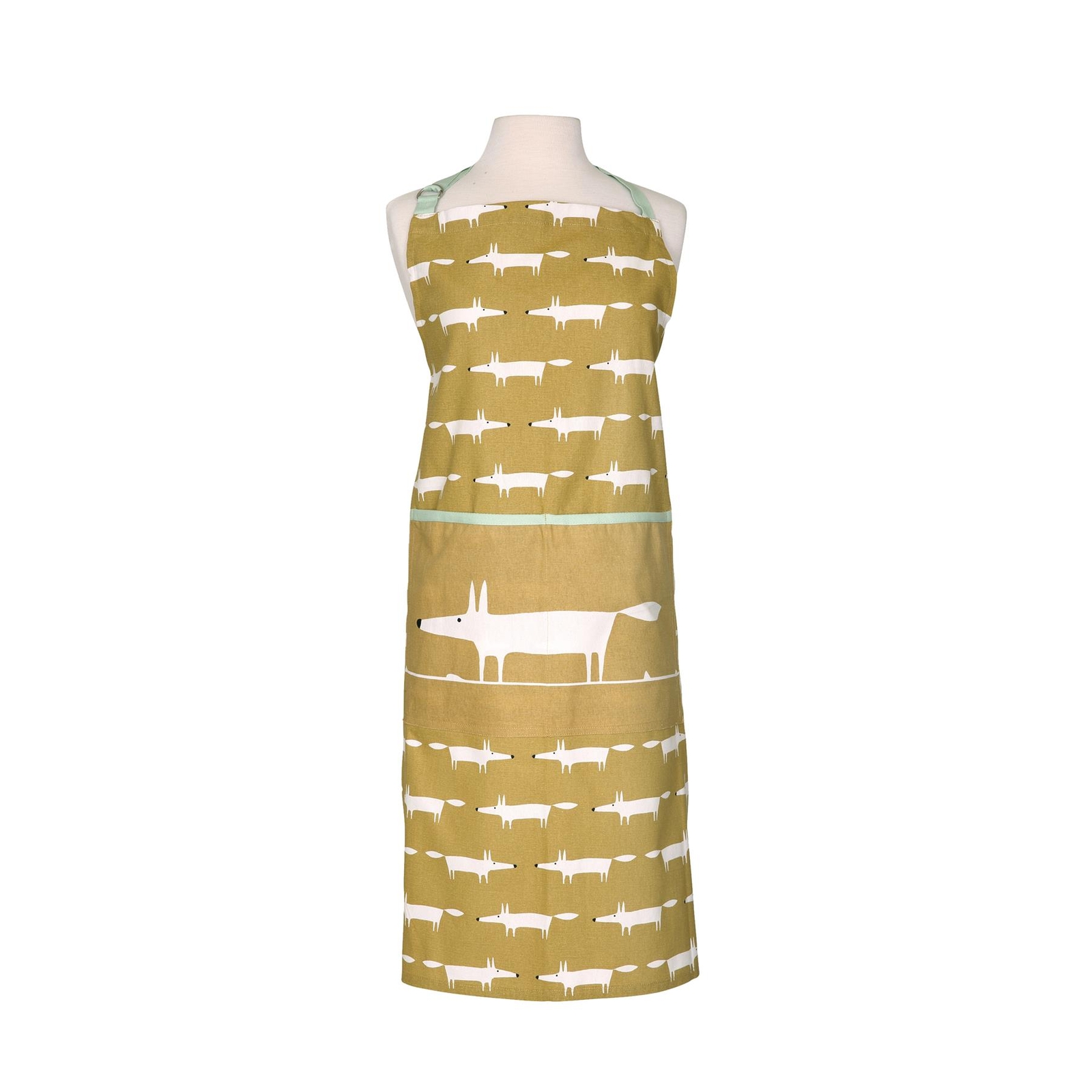 Scion Mr Fox Ochre Kitchen Apron