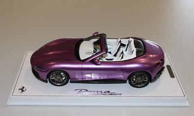 BBR Ferrari ROMA SPIDER - Viola Scuderia 5pcs.  1/18 - NO CMC / MR / D&G