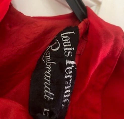 Louis Feraud At Rembrandt  Vintage  1960s Red Mini Dress, small 12, fully lined - Image 2 of 4