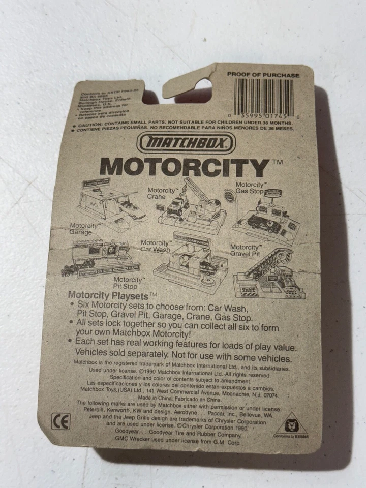 MATCHBOX MB-45 SNOW PLOW SALT SPREADER YELLOW INTERNATIONAL AIRPORT AUTHORITY - Image 2 of 3