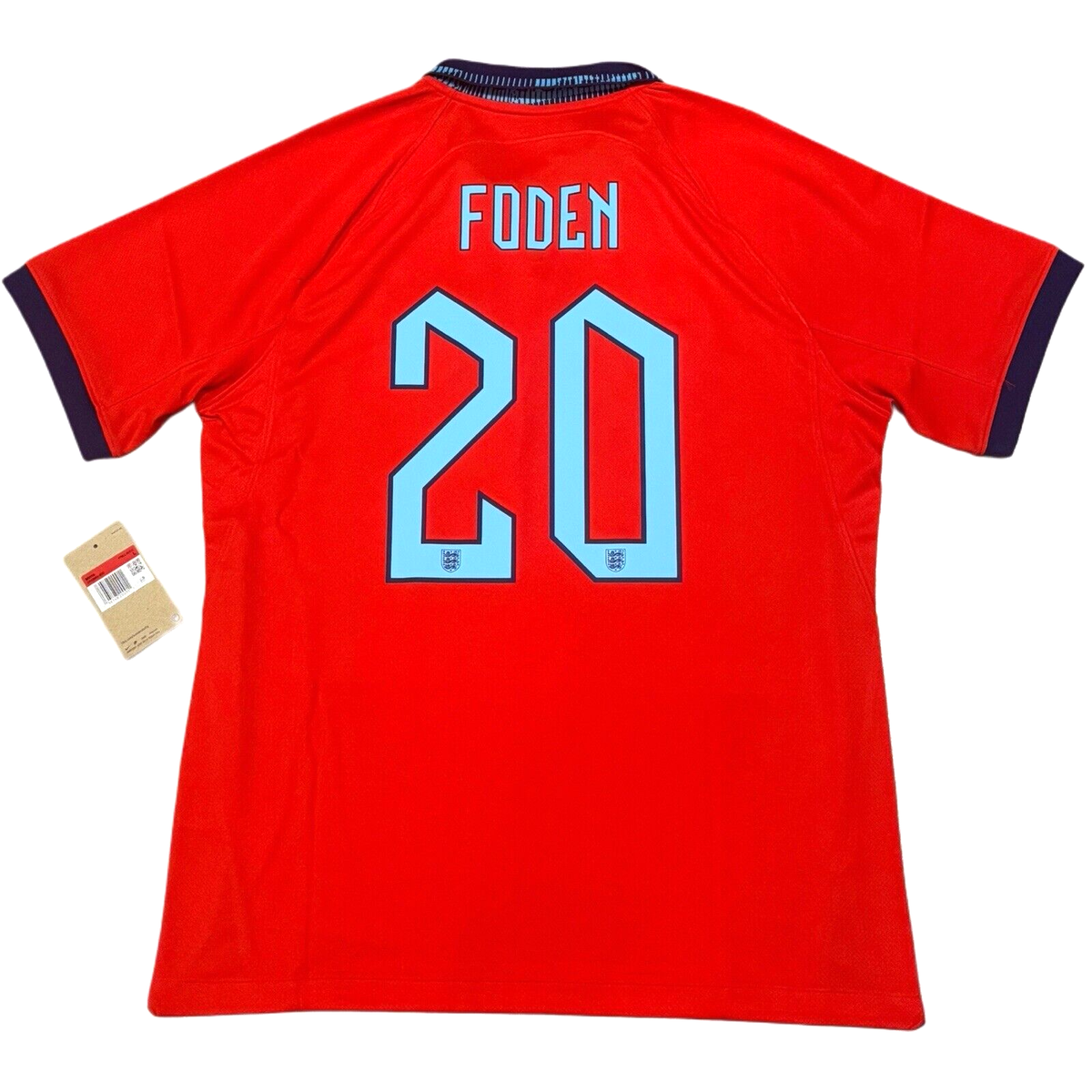 2022/23 England Away Jersey #20 Foden Large Nike Soccer World Cup