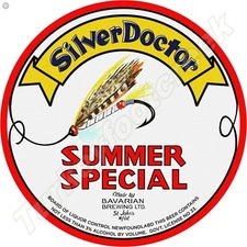 Silver Doctor Summer Special 11.75" Round Metal Sign