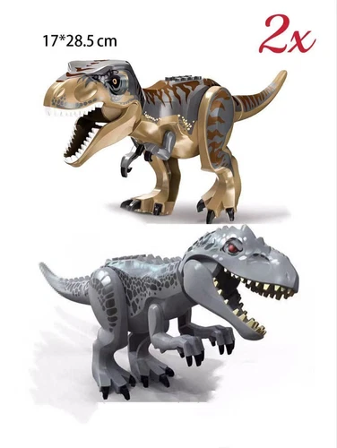 Jurassic Brachiosaurus/Spinosaurus Dinosaurier Modell Bausteine Spielzeug Neu - Bild 4 von 10