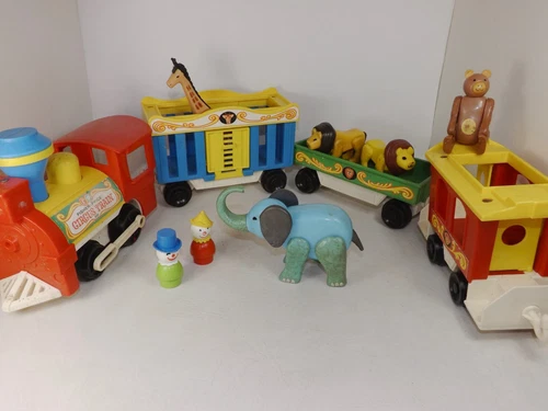 🎪 Vintage Fisher Price Little People #991 Circus Train 🚂