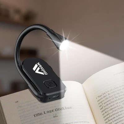 Book Light, 360° Flexible Book Reading Light, Eye Caring 3 Color Stepless Dim...