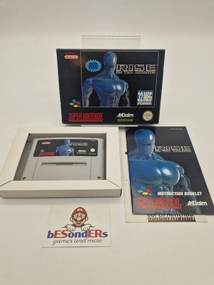 Rise Of The Robots   Super Nintendo SNES - PAL - OVP - Anleitung