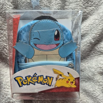 Offizieller Pokémon Squirtle Mini Rucksack Schlüsselanhänger, Geldbörse - Neu im Karton 