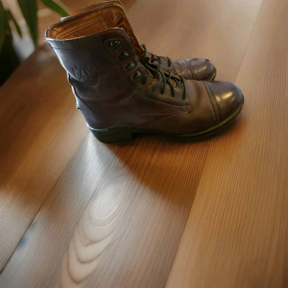 Bota Paddock Mujer Ariat Talla 9 Marrón CLÁSICA Con Cordones Foto 3 de 4