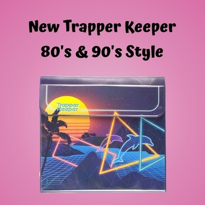 80's & 90's Vibes Dolphin Glow Mead Trapper Keeper Binder & Folders 12''x15''