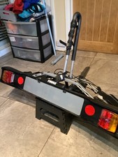 thule bike rack tow bar previously used on vw camper van .