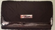 Vera Bradley Black Wallet, EUC