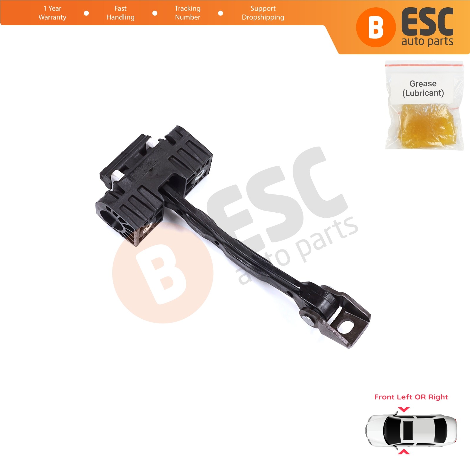 Front Door Stop Check Assy Limiter Strap for Skoda Superb MK2 II B6 3T 2008-2015