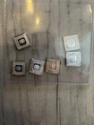 Lot Sale SIX  (1) Gram Geiger Silver Bars In Plastic Container