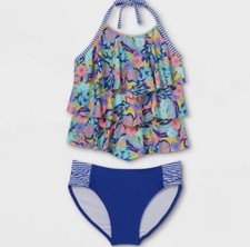 Cat Jack Girls Swim Set Size: M 7-8
