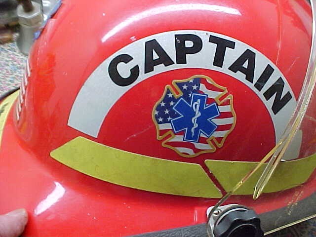 Older Bullard FX Butte Falls Fire Captain Helmet Sold as Found