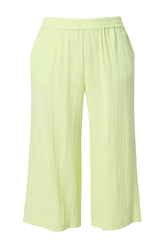 Ulla Popken Damen große Größen Culotte wadenlang weites Bein Elastikbund 827604 - Bild 1 von 1