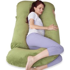 60 Inch Pregnancy Pillow for Sleeping, Extra Large U Shaped Body Pillow, Mate...