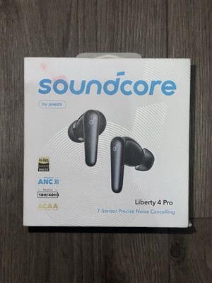 Soundcore Anker Liberty 4 Pro True Wireless Noise Cancelling Headphones  - Black