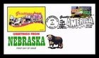 Dr Jim Stamps Greetings From America Nebraska First Day Issue Sheky Cachet