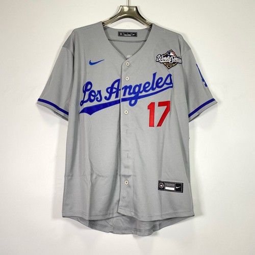 Shohei Ohtani #17 V-neck stitched print jersey grey