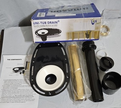 Uni-Green Uni-Drain Free standing Tub Drain Kit Rough-In Kit 1-1/2'' or 2'' Pipe