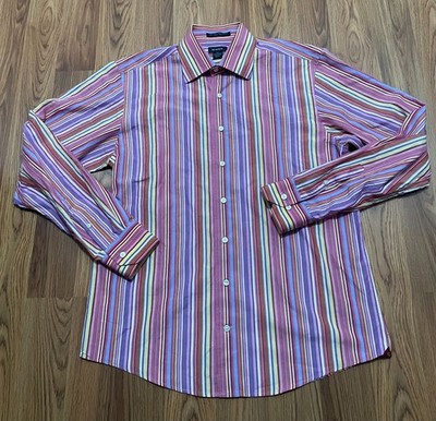 Gant Shirt Mens Extra Large 80 s Two Ply Poplin Slim Fit Made In Portugal