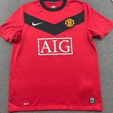 Manchester United 2009 2010 Home Mens Football Jersey Medium Nike Shirt Camiseta