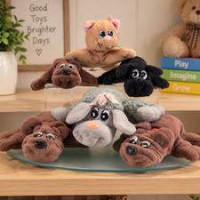  6 Tonka Pound Puppies Plush Newborn Puppy Plush 9'' VINTAGE 1985