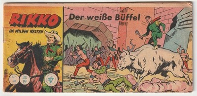  RIKKO IM WILDEN WESTEN #38 Der weiße Büffel, Lehning PICCOLO-COMIC Z2