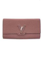 Louis Vuitton Long Wallet Porto Feuille Capcine Parnacea Leather PNK Used