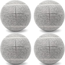 4 PCS Precut Walker Tennis Balls for Furniture Legs and Floor Protection, Heavy