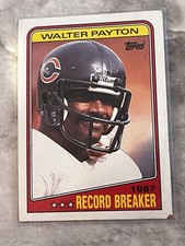 1988 Topps - 1987 Record Breakers Walter Payton #5.   