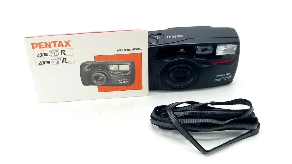 Lot 2 Appareils Photo Pentax Zoom 70 35mm Compacts - Pour Pièces / Réparation