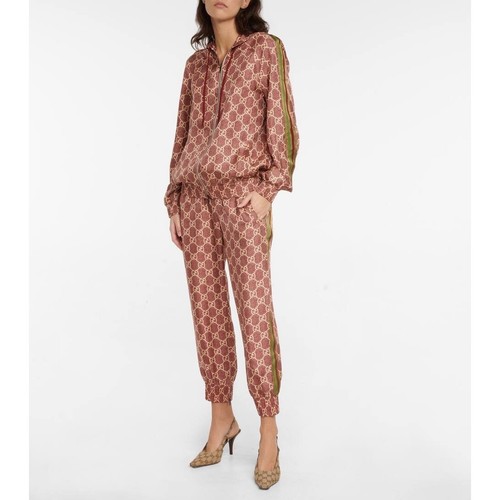 Pantaloni da pista Gucci Gg Supreme - Rosso - XS - Foto 2 di 10