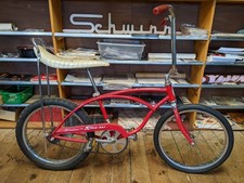 Original DK April 1974 Opaque Red Schwinn Stingray 20" Single Speed Boys Bike