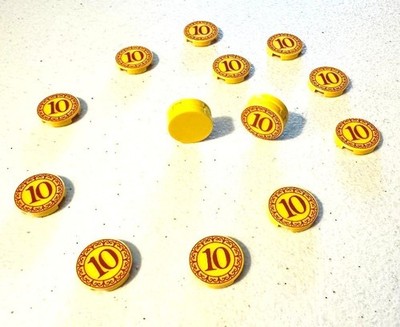 5x Five LEGO Ideas Vending Machine Coins 10 Cent Coin For Set # 21358 Brand New