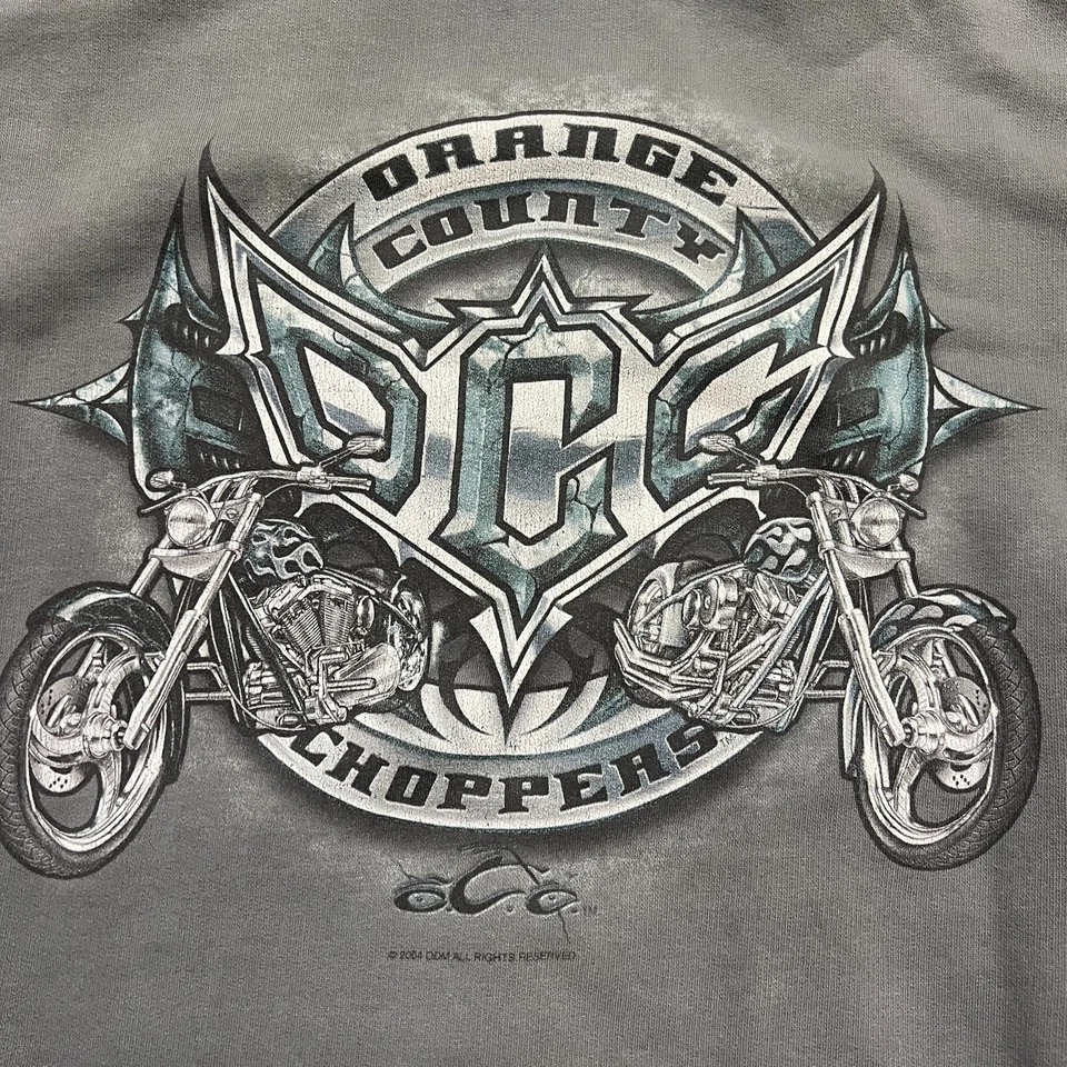 Sudadera con Capucha Y2K 00’s Orange County Choppers De Colección Talla XL Con Mangas Golpes Foto 4 de 4