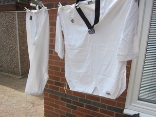 Taekwondo Suit " Blitz " top and bottoms Competition approved