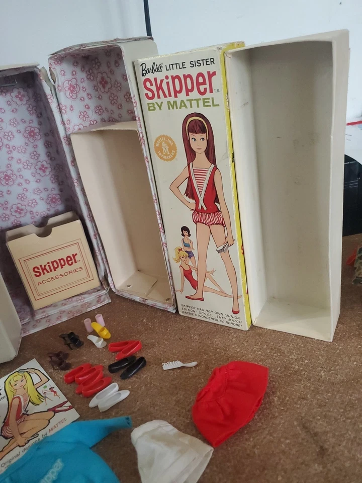 Skipper Doll Barbies little sister Mattel 1963 # 0950 Blonde, Box, Case Lot - Image 3 of 4
