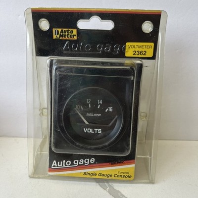 Voltmeter 2362 2  Electric 10-16 Volts Single Gauge by Auto Meter