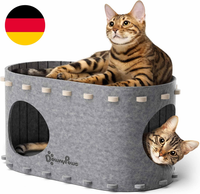 KatzenhöHle Filz, Katzenhaus Aus Filz, Katzenbett, KatzenhöHle FüR Katzen, 58 X