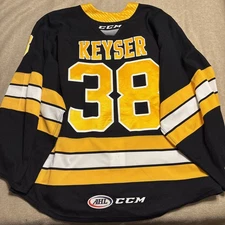 2023/24 Providence Bruins AHL Kyle Keyser Game Worn Jersey Size 58G