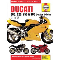 Ducati 600 620 750 900 V-Twin - 91/05 - Revision Technik Englische Haynes /