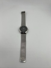 Omax Mens Quartz Stainless Watch with Mesh Br...